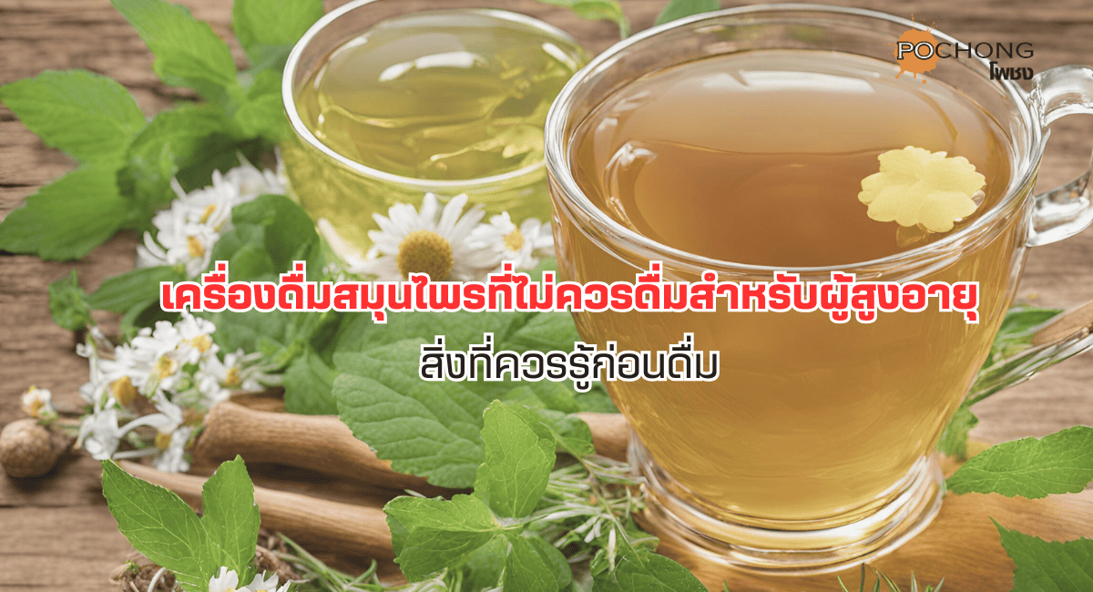 เครื่องดื่มสมุนไพรที่ไม่ควรดื่มสำหรับผู้สูงอายุ